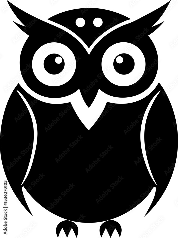 Obraz premium owl on transparent background