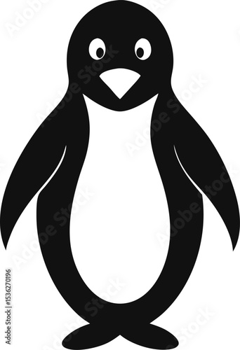 bird vector silhouette penguin