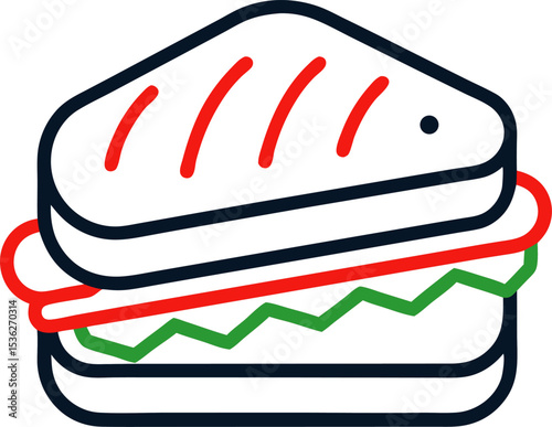 Sandwich vector icon