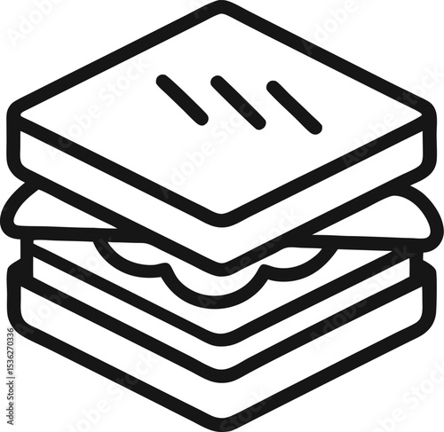 Sandwich vector icon