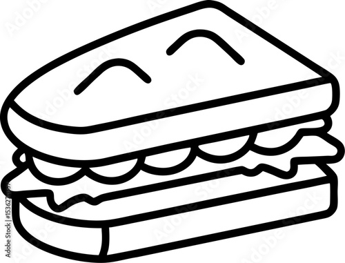 Sandwich vector icon