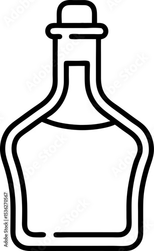 Wine bottles and glasses vector silhouette design