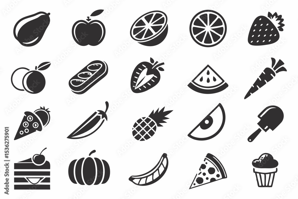 Fototapeta premium set of vegetables