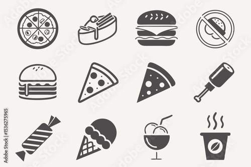 food icons set