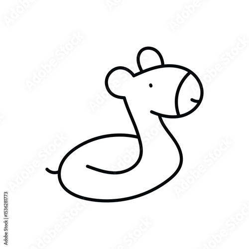 Rubber Toy Icon vector stock illustration