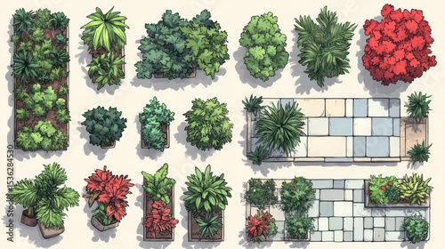 Top-Down Garden & Pathway Design