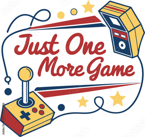 Wallpaper Mural Just one more game typography design download  Torontodigital.ca