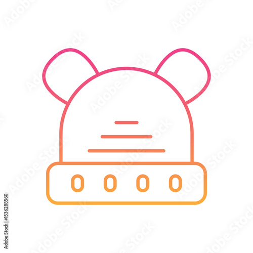 Children Hat Icon vector