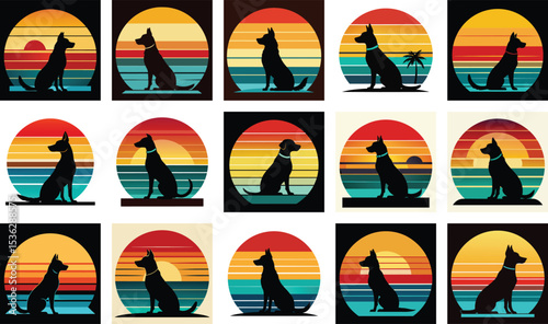 Travel illustration of a set of shoes vector icon design for summer beach vacation