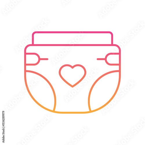Diaper Icon vector