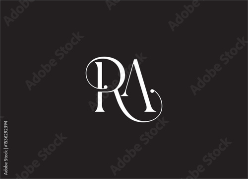 RA Logo Design Creative and Modern Logo Design