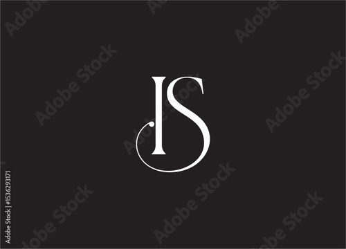 IS Logo Design Creative and Modern Logo Design