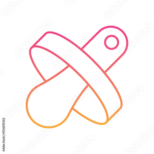 Baby Pacifier Icon vector