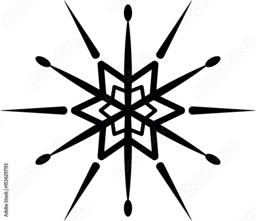 Snowflake Minimal Icon