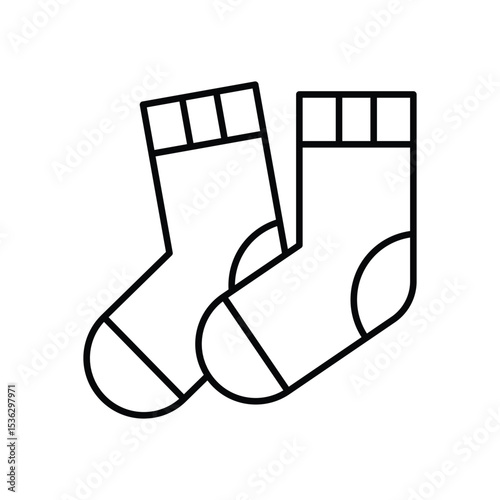 Baby Socks Icon vector