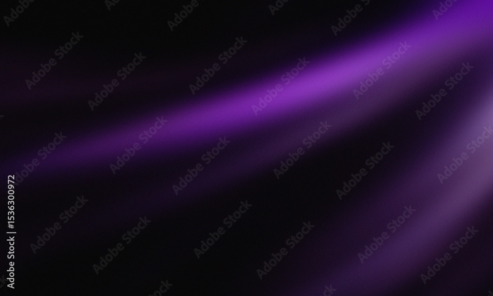 Fototapeta premium Black background with purple light lines