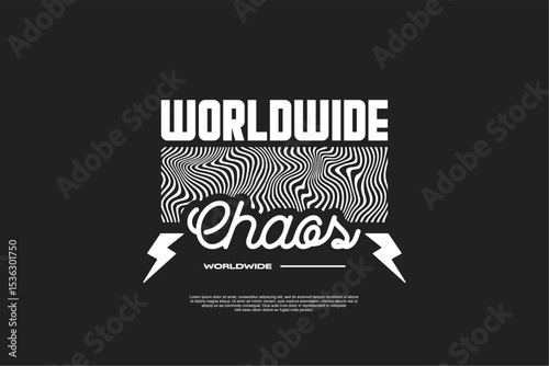 typography streetwear urban fashion template for printing	
