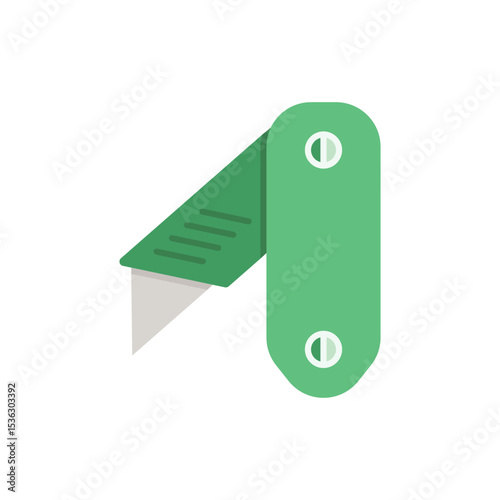 Utility knife icon illustration vector