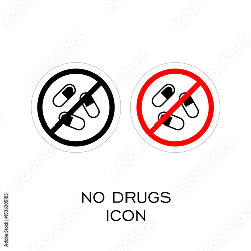 NO DRUGS ICON