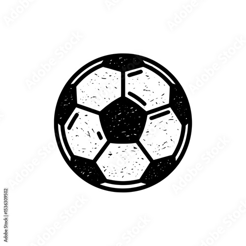 soccer ball on white background