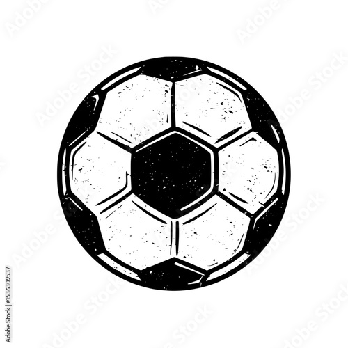 soccer ball isolated on white