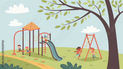 The park's playground