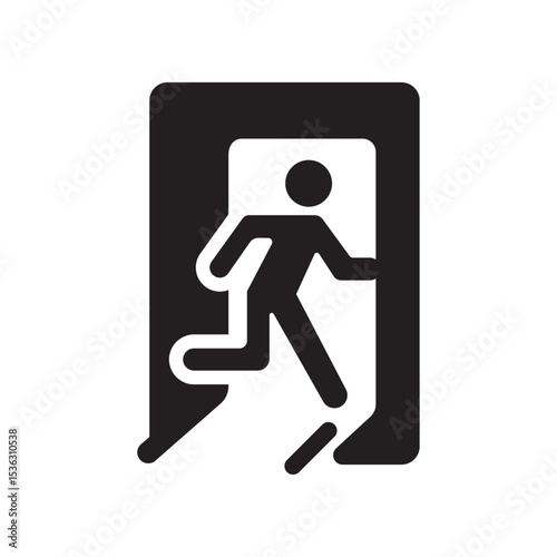 emergency exit icon 