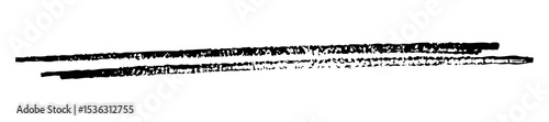 Aesthetic thin pencil brush stroke line design