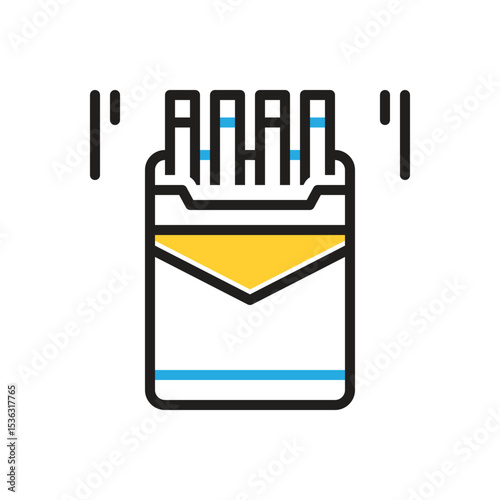 Multi color icon for tobacco