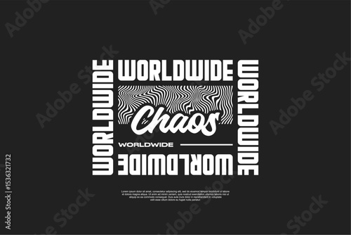 typography streetwear urban fashion template for printing	
