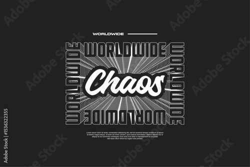 typography streetwear urban fashion template for printing	
