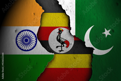 uganda between india and pakistan