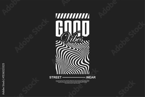 typography streetwear urban fashion template for printing	
