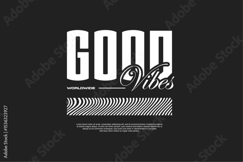 typography streetwear urban fashion template for printing	
