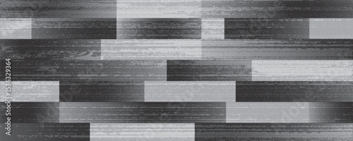Black and white striped halftone gradient. Fading line gradation background. Repeating strip pattern backdrop. Parallel lines wallpaper for overlay, print, cover. Vector Doppler effect concept