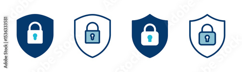Security icon vector isolated on white background. protection icon. privacy. vpn