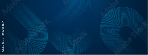 Abstract blue concentric curved lines ideal for background designs, modern art projects, technology concepts, web graphics, and futuristic themes.