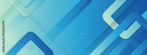 Abstract blue and green geometric design suitable for backgrounds, websites, posters, digital art, and advertising materials in modern, sleek designs.