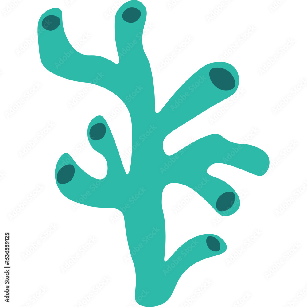 Cute Coral Illustration Cute Coral Illustration