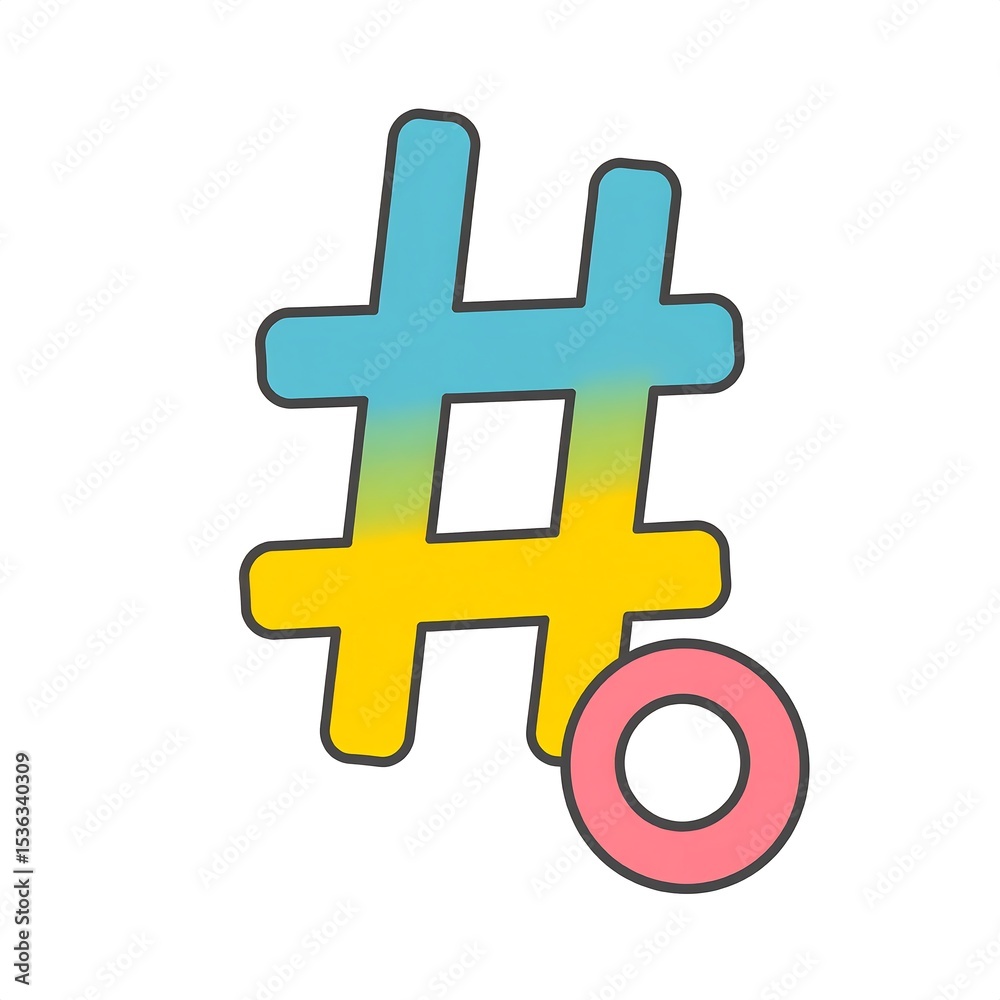 Obraz premium 3d render of a plus symbol on white