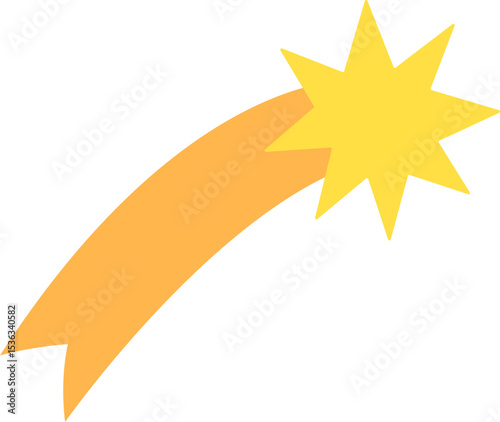 별똥별 드로잉 아이콘(shooting star line drawing coloring icon)