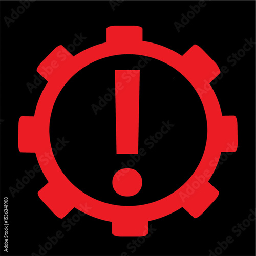 automatic gearbox warning indicator of gearbox or transmission malfunction useful for aoutomobile designs.eps