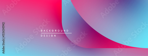 Abstract gradient background. Pink, blue hues blend smoothly. Minimalist design features text background design. Modern aesthetic, vibrant colors.