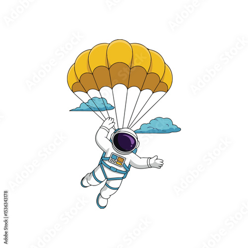 parachute with a parachute