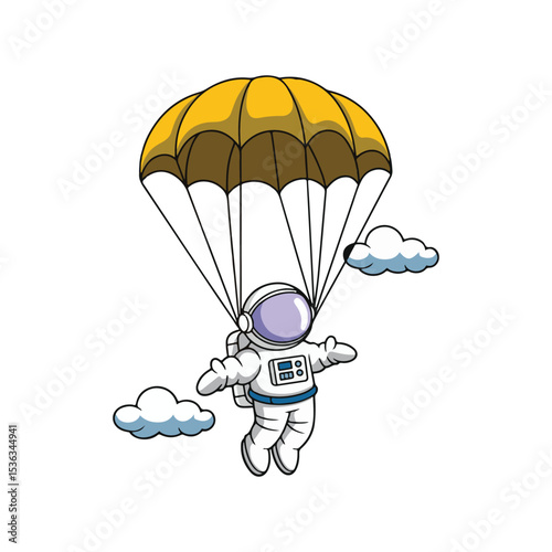 parachute with a parachute
