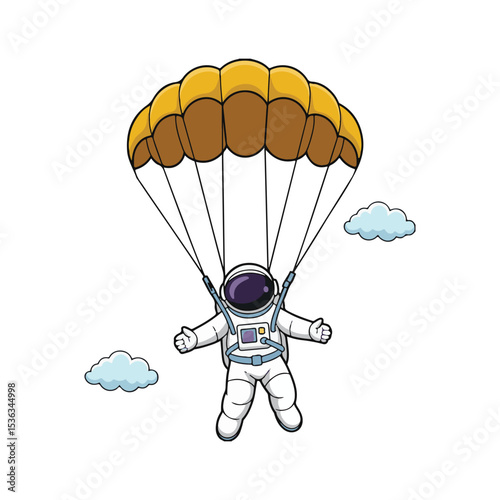 paragliding in the sky