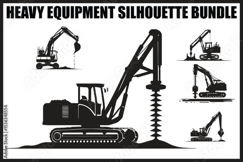 Heavy Equipment Construction Set