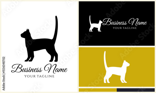 Cat Logo Design Templates. (5)
