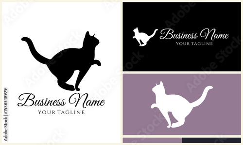 Cat Logo Design Templates. (6)