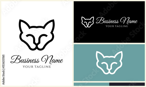 Cat Logo Design Variations. (12)